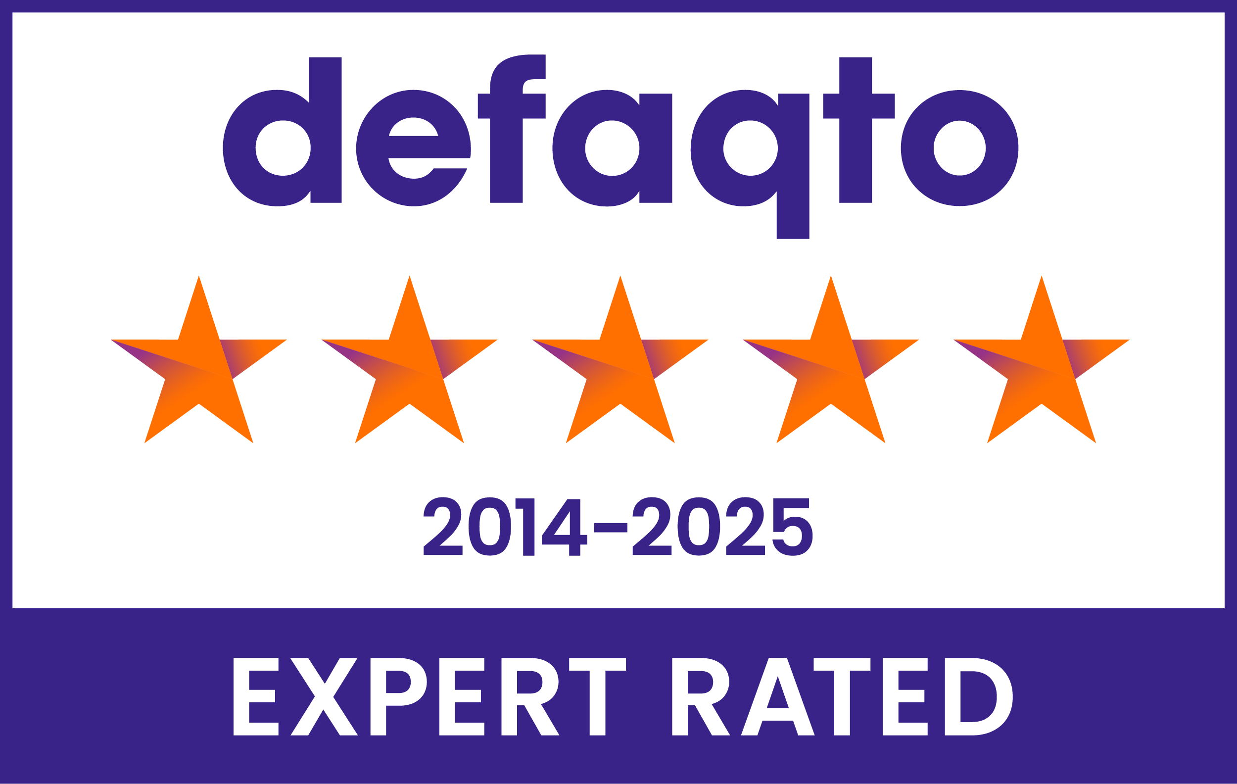 Defaqto 5 Star logo - 2024