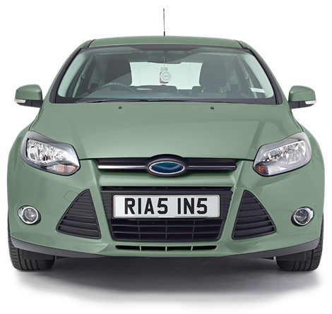 Green Rias car 