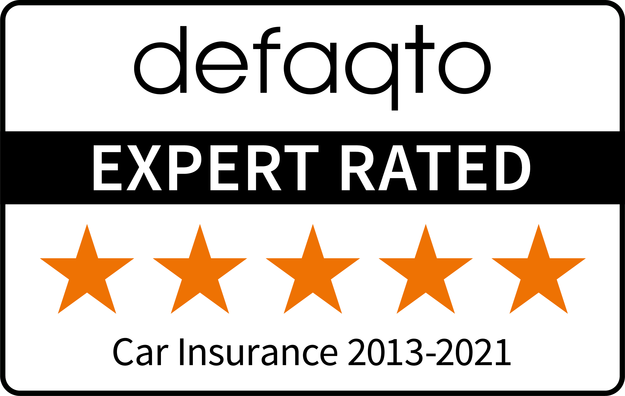 Defaqto 5 Star Rated Car Insurance