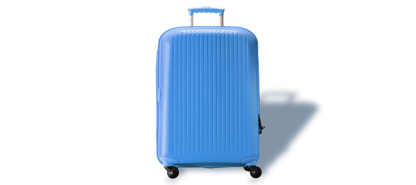 Blue suitcase 